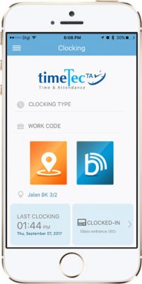 Phần mềm chấm công Timetec TA trên điện thoại
